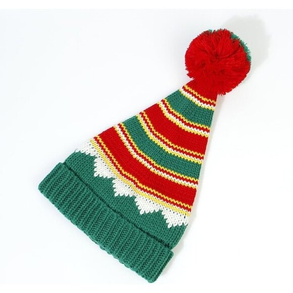 Christmas Beanie Hat for Women Knit Warm Slouchy Skull Cap Winter Festival main image 7